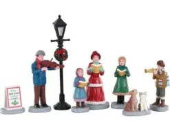 LEMAX BAILY'S MUSIC SCHOOL CAROLERS, SET VAN 8