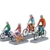 Lemax FAMILY BIKE RIDE, SET OF 4