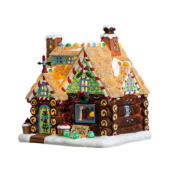 LEMAX YULE LOG CABIN, B/O (4.5V)